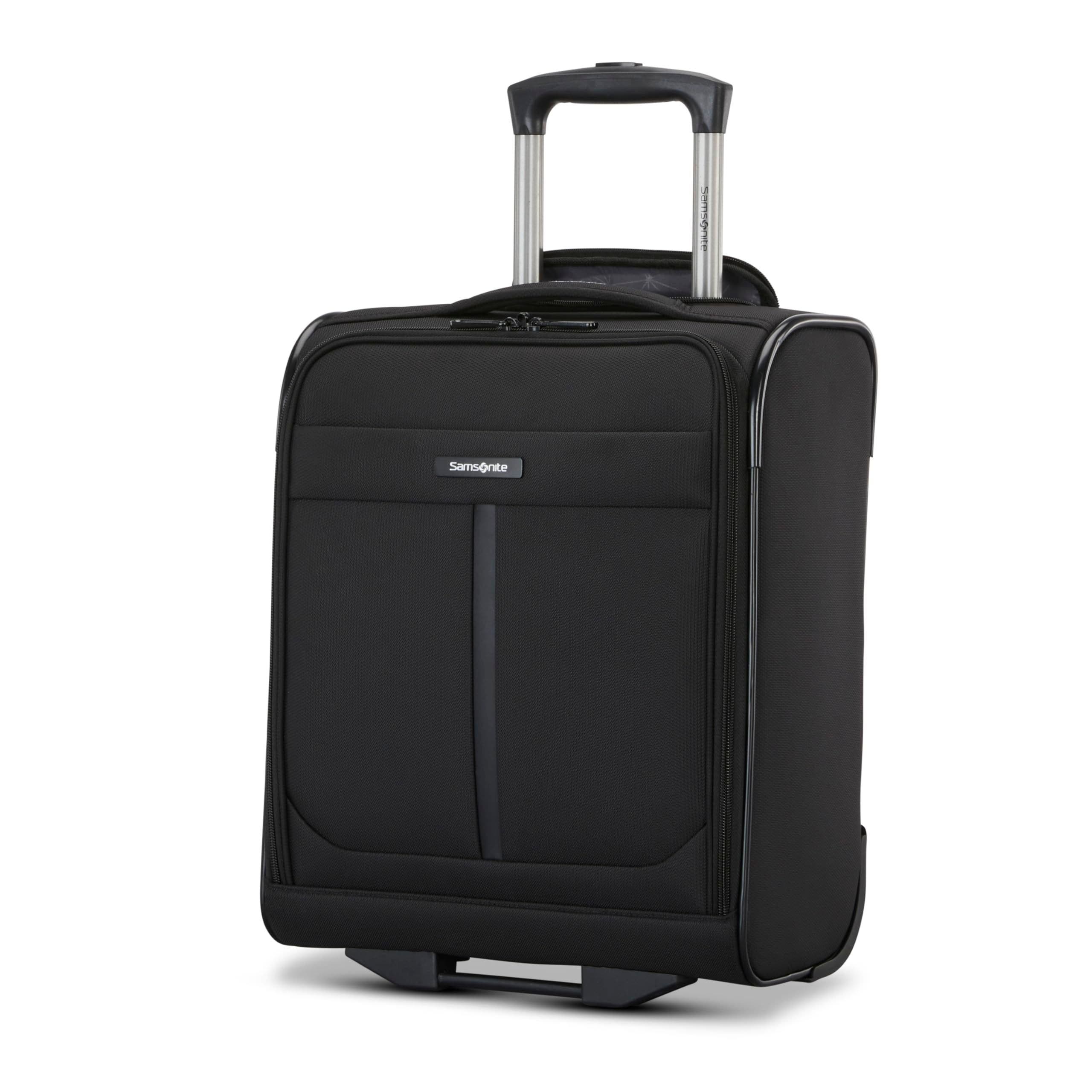 Samsonite Ascella 4 2-Wheel 16" Underseater Suitcase, Main, color, Black