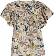 Ulla Johnson Perline Flutter Sleeve Top