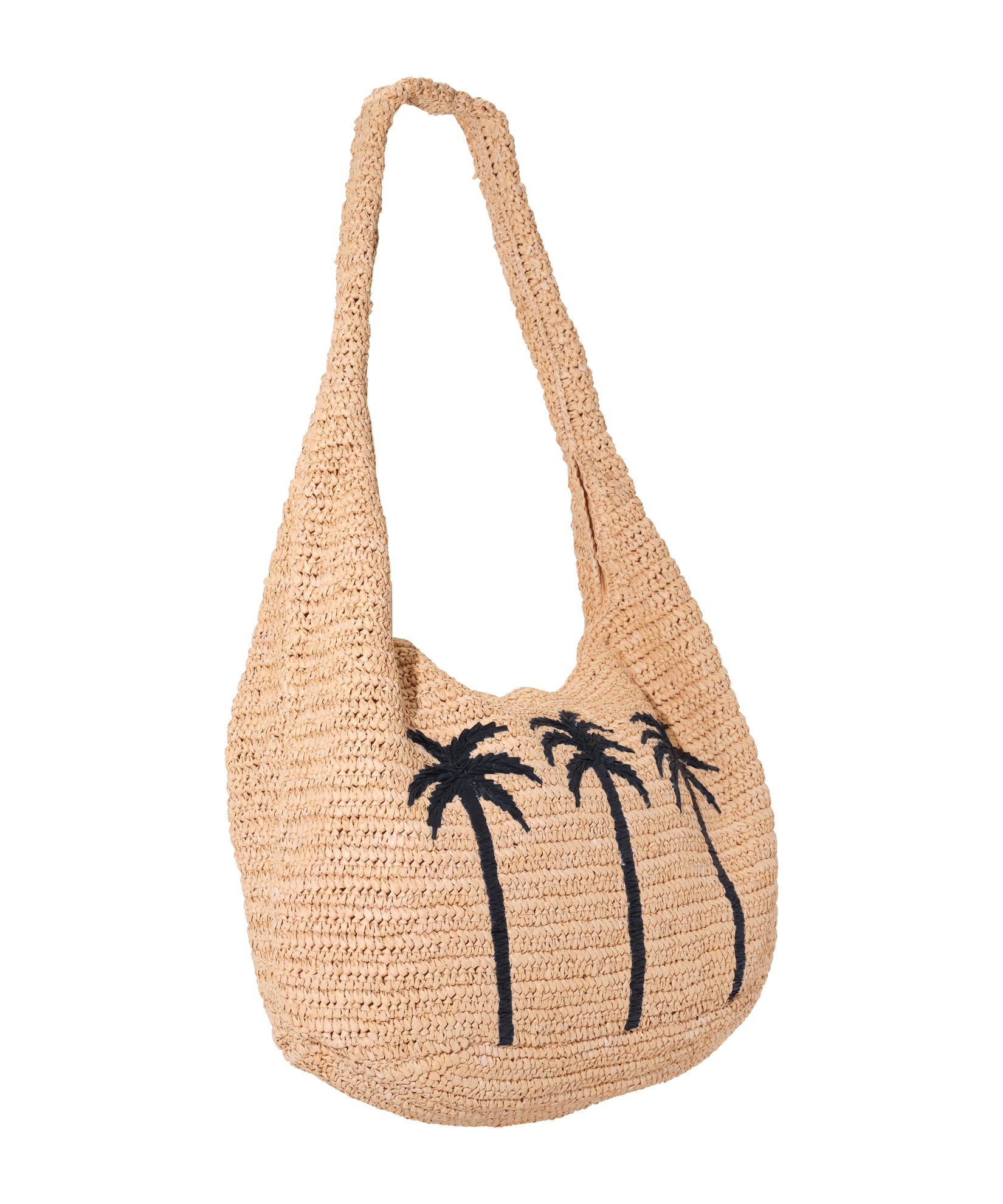 Faherty extra large palm hobo bag, Alternate, color, Toatsted Natural