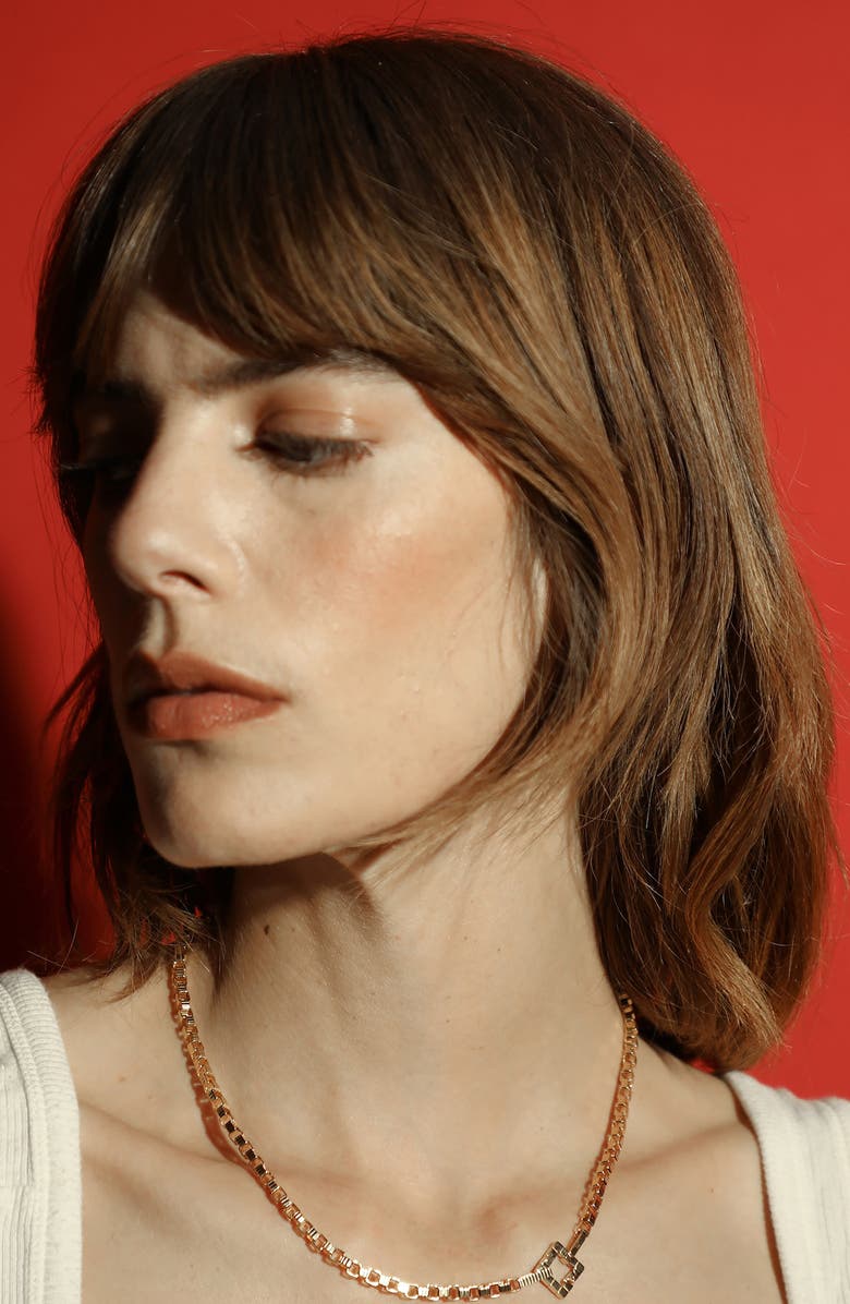 IVI Los Angeles Slim Signore Chain Choker, Alternate, color, Yellow Gold