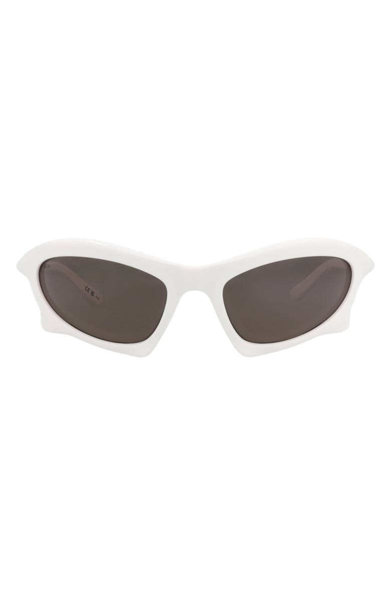Balenciaga 59mm Cat Eye Sunglasses, Main, color, White White Grey