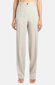 Santorelli Clarice Straight Leg Pants in Soft Viscose Blend