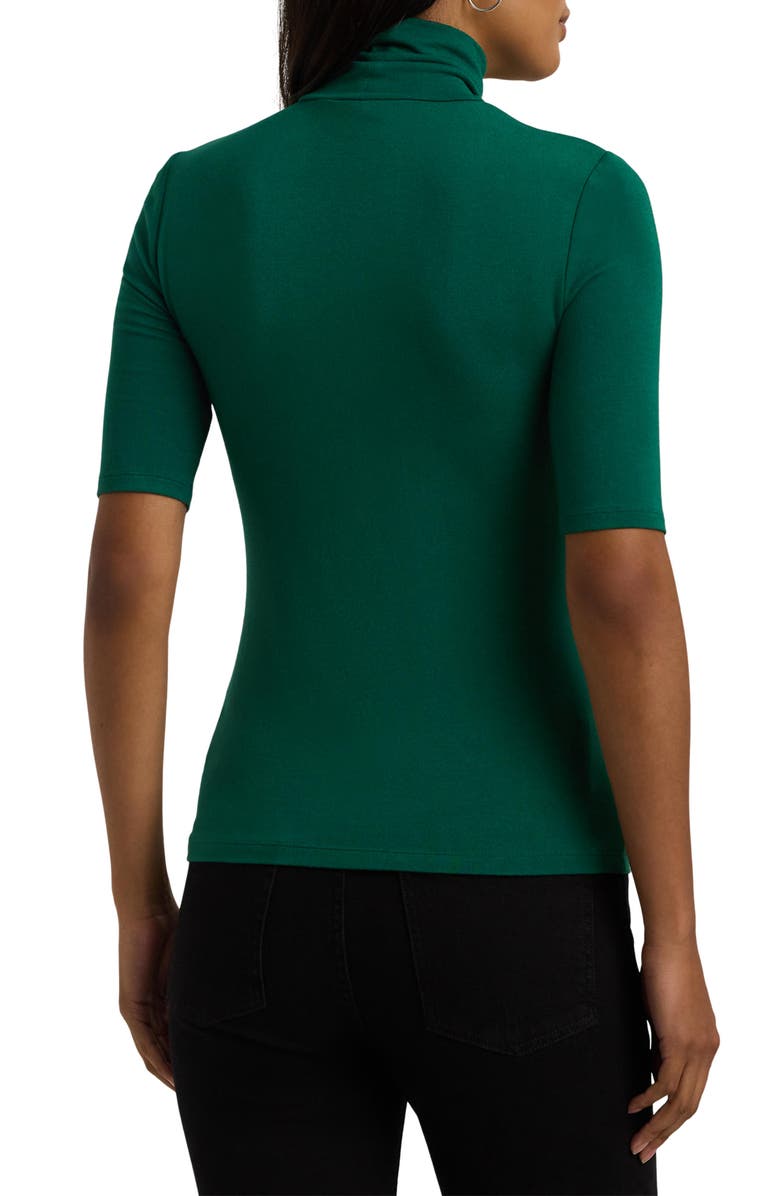 Lauren Ralph Lauren Jersey Turtleneck Top, Alternate, color, 