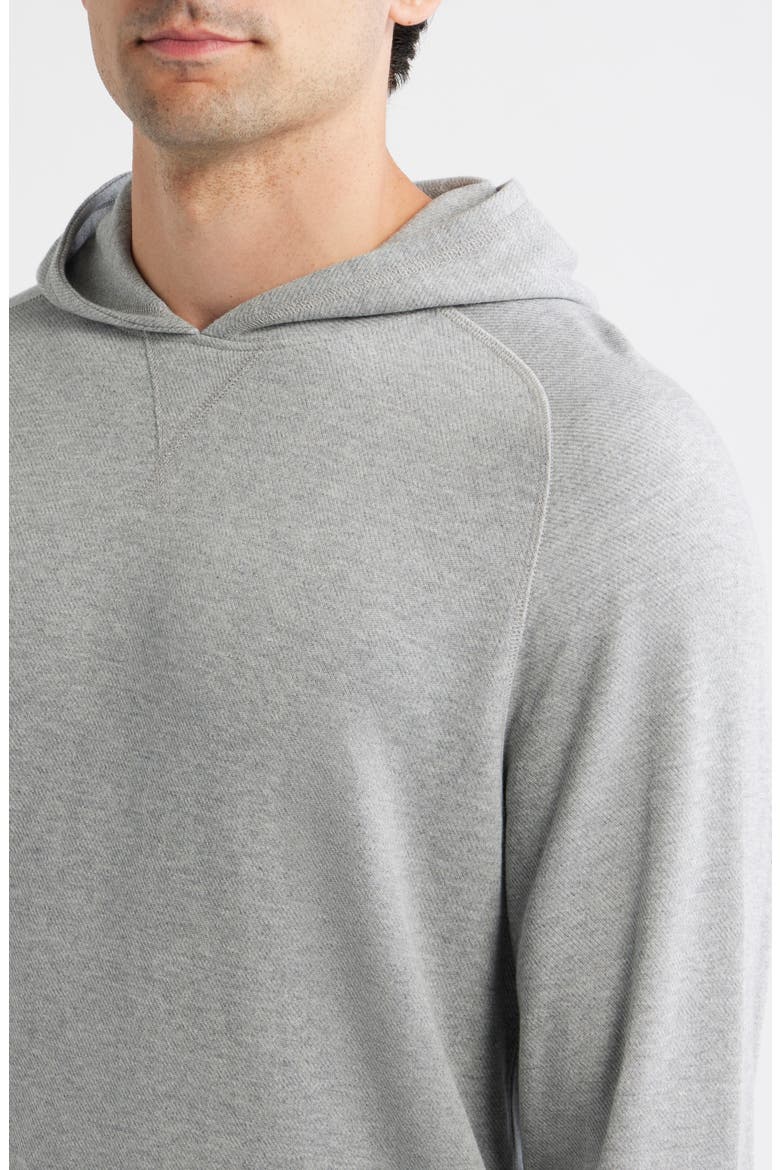 Cotton Blend Hoodie, Alternate, color, LIGHT GRAY