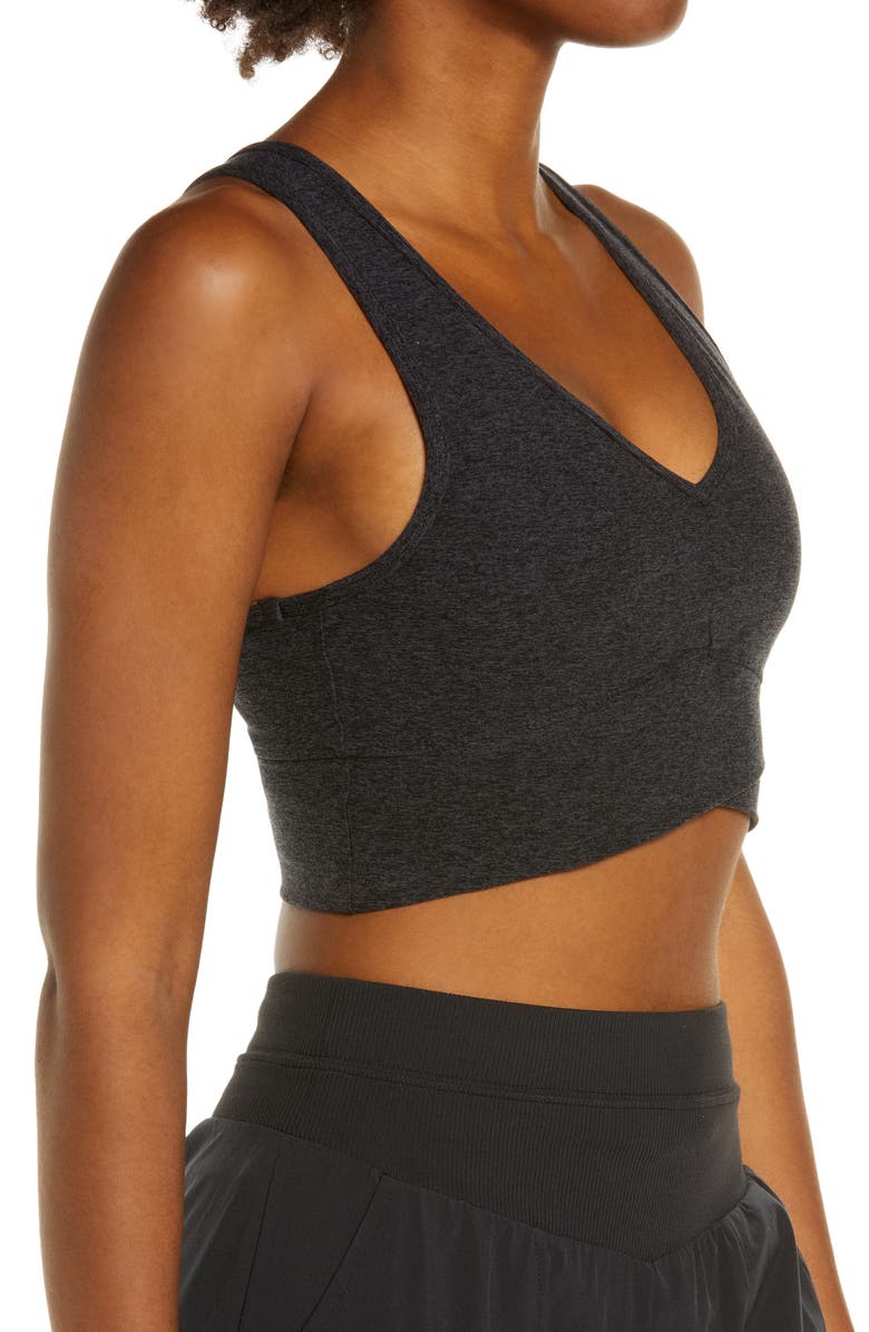 Zella Restore Soft Cross Band Sports Bra, Alternate, color,