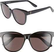Saint Laurent 58mm Cat Eye Sunglasses