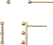 Matr Boomie Pari Dot Bar Earring Set - Set of 2