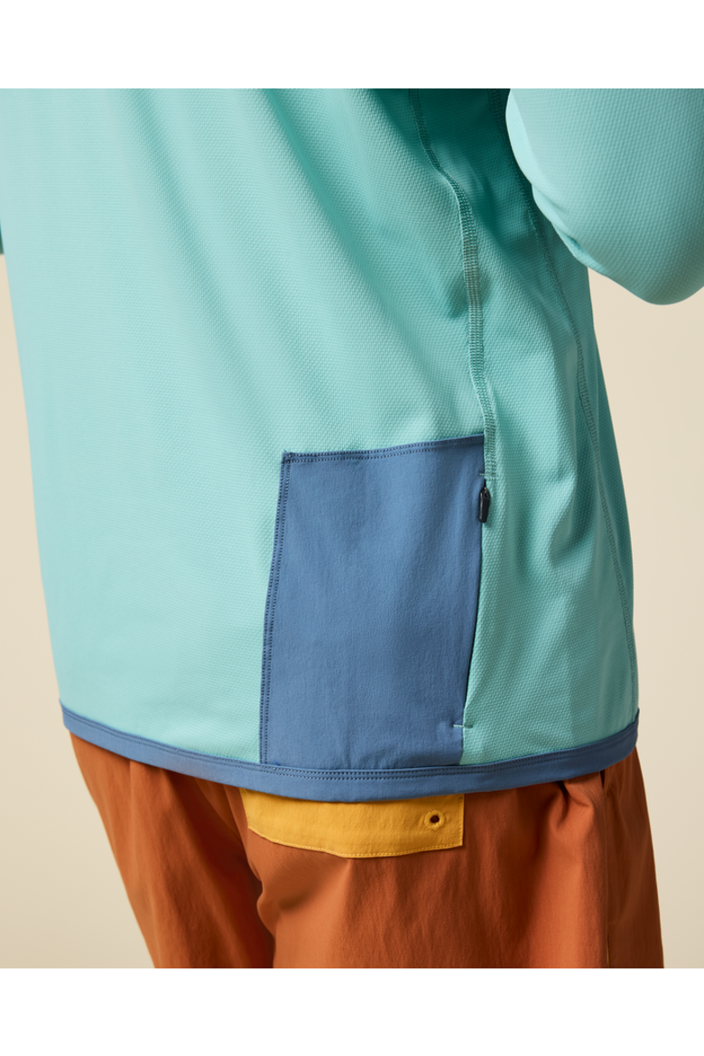 Sombra Sun Hoodie - Men's, Alternate, color, Tide Pool