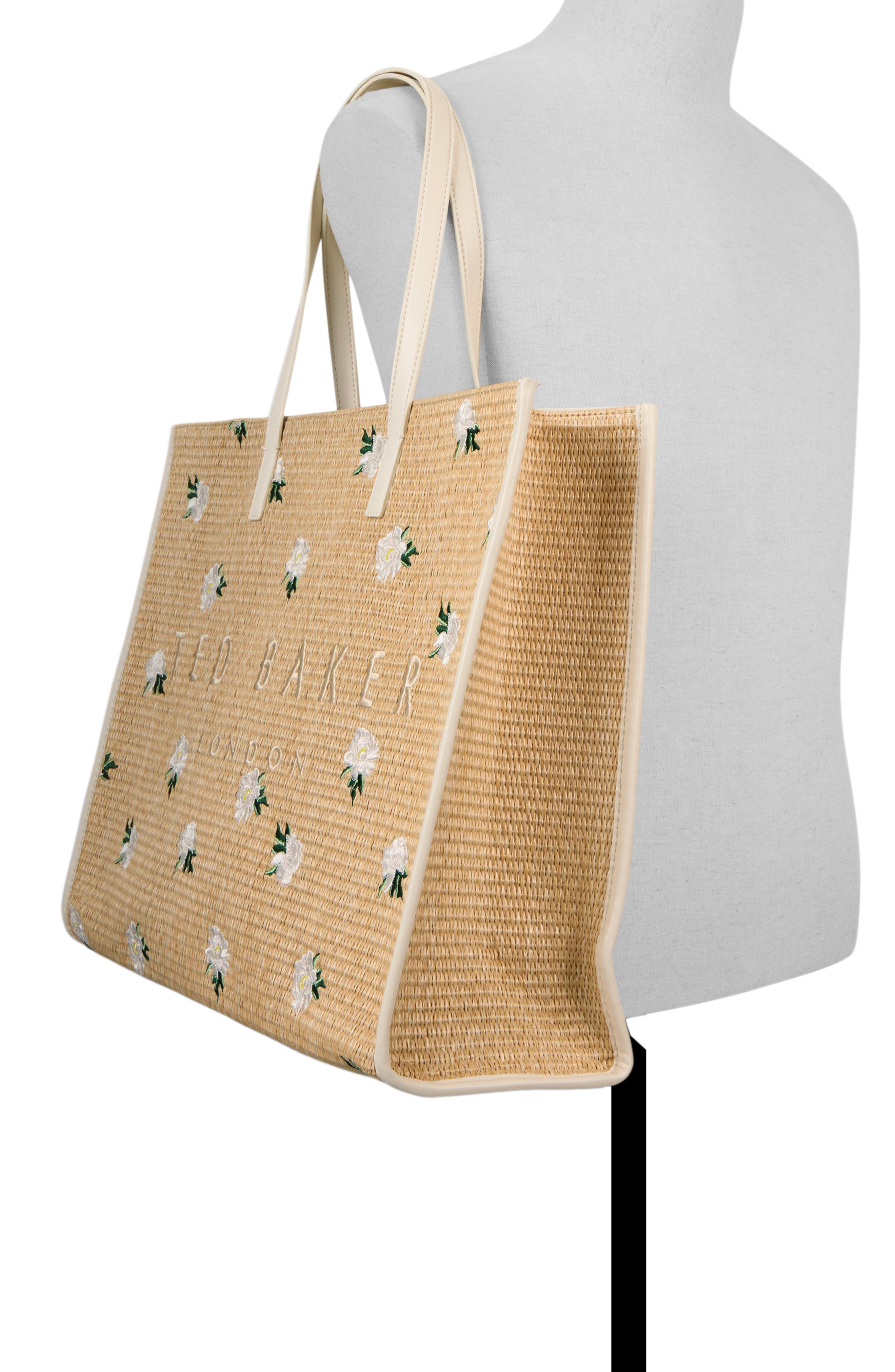 Ted Baker Palmer Tote, Alternate, color, Other White