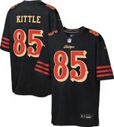 Nike Youth Nike George Kittle Black San Francisco 49ers 2025 Rivalries Collection Game Jersey