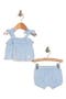 Cotton Seersucker Tank & Shorts Set