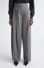 Jacquemus Le Pantalon d'Homme Pleated Stretch Virgin Wool Wide Leg Pants