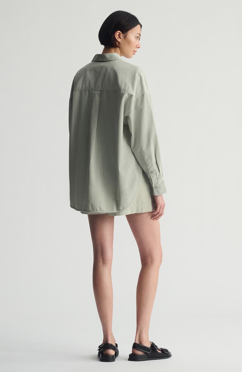 Brooklyn Industries Oversize Button-Up Shirt, Alternate, color, Puritan Gray