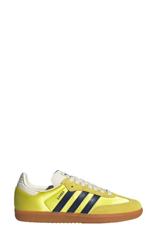 Adidas Originals Adidas Samba Og Sneaker In Yellow/indigo/cream White