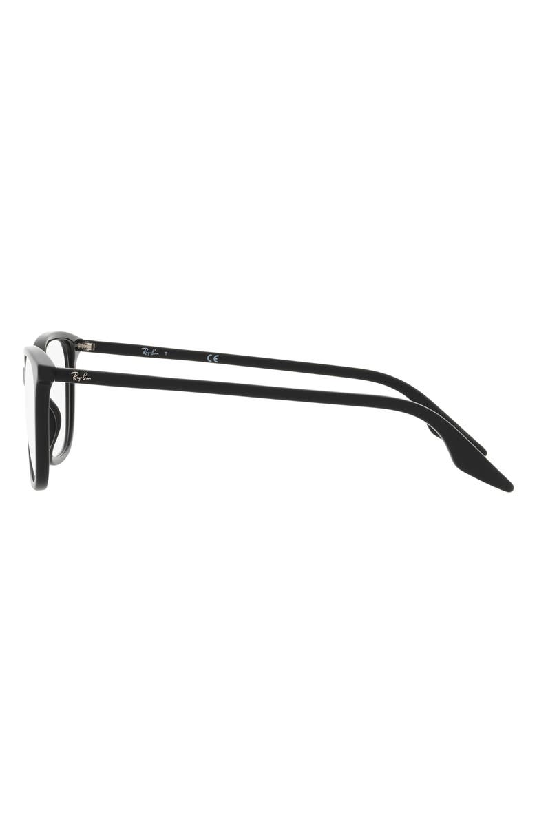 Ray-Ban 54mm Square Optical Glasses, Alternate, color,