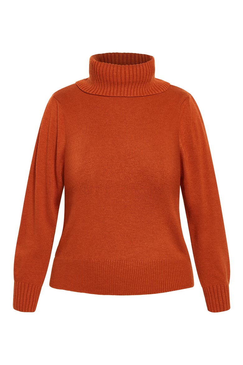 Softly Sweet Turtleneck Sweater, Alternate, color, TOFFEE
