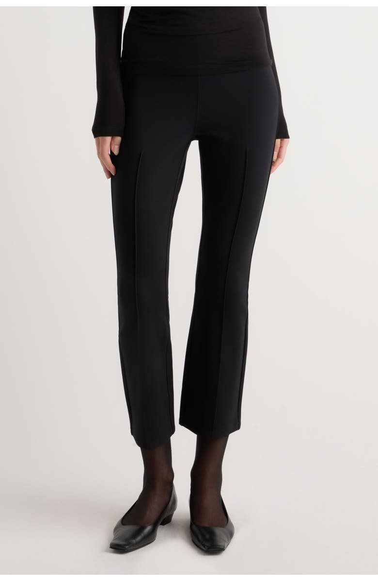 Modern Citizen Tez Kick-Flare Ponte Stretch Pant, Alternate, color, Black