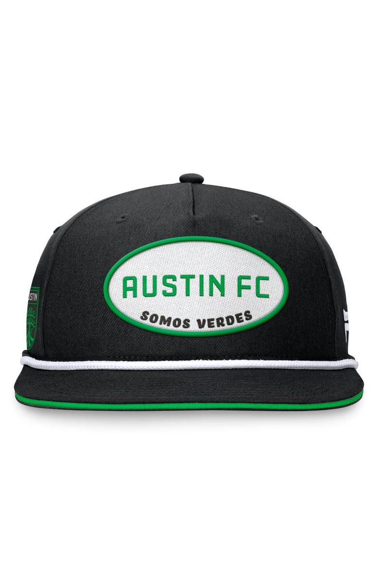 FANATICS Men's Fanatics Branded Black Austin FC Iron Golf Snapback Hat, Alternate, color, Black