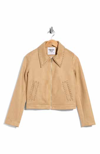Hurleigh Studded Faux Suede Jacket