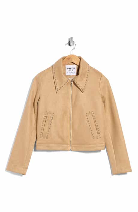 Hurleigh Studded Faux Suede Jacket