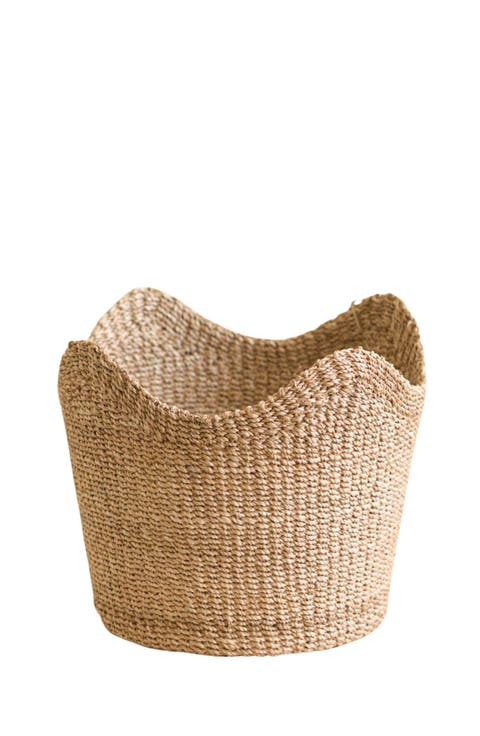 Scallop Edge Storage Basket