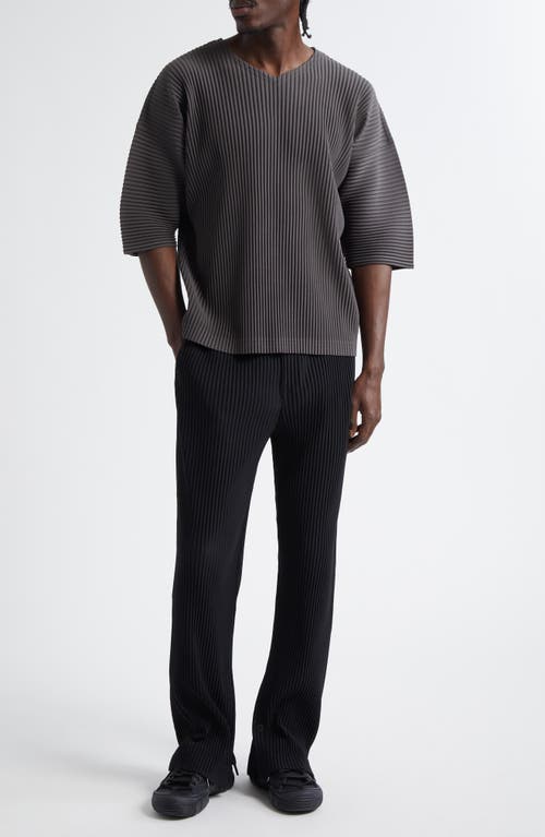 Issey Miyake Gray Monthly Color March T-shirt In Charcoal Gray