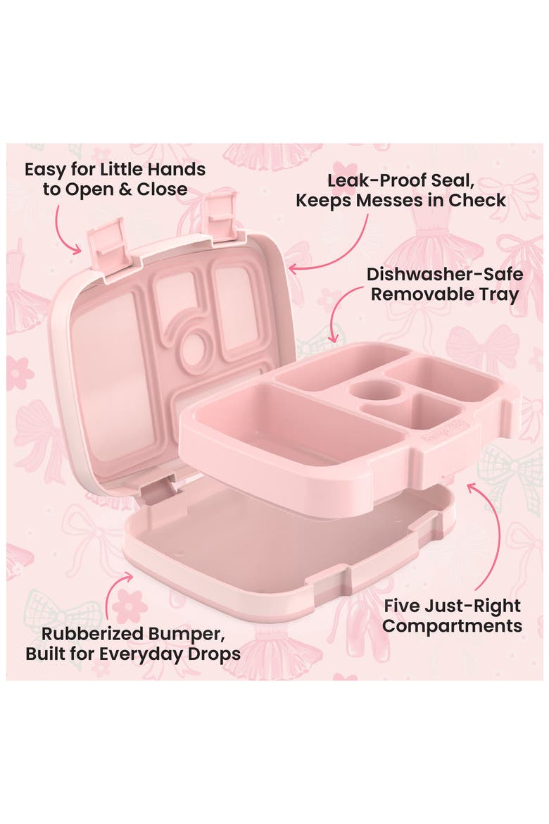 Nature Adventure Leak-Proof Lunchbox, Alternate, color, CREAM