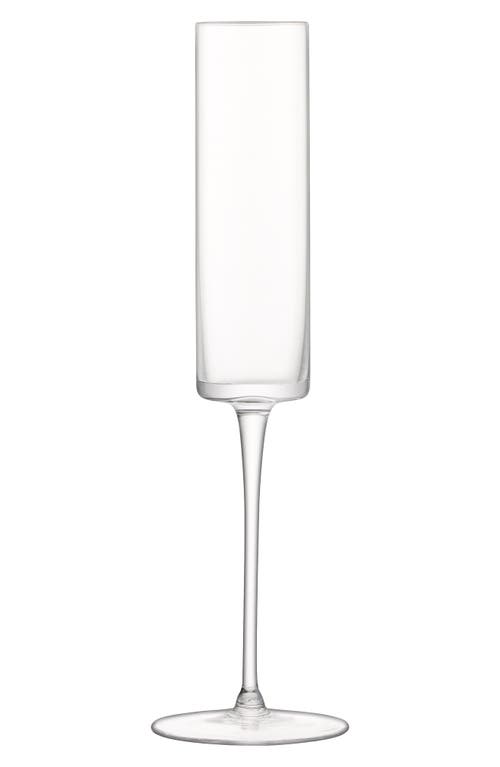 Lsa Otis Set Of 2 Champagne Flutes In Transparent