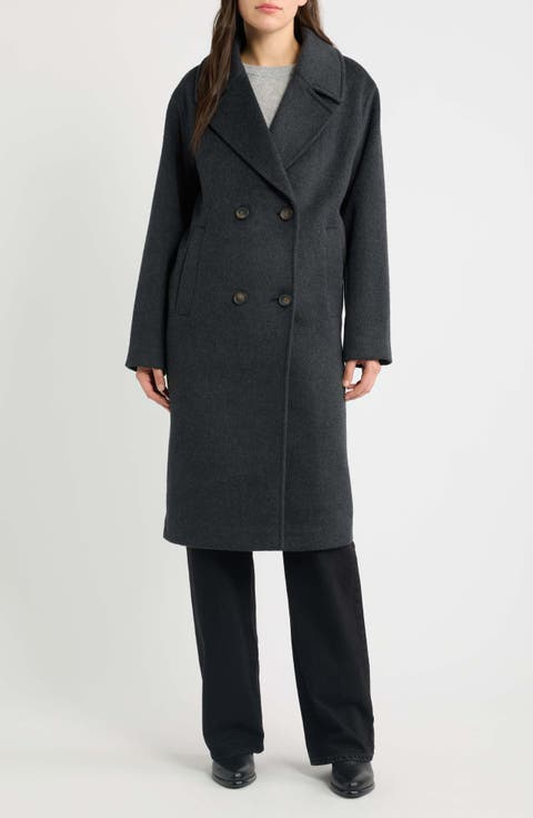 Relaxed Double Breasted Coat