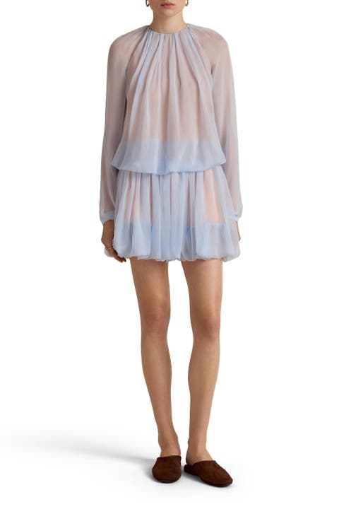 Layered Mini Cocoon Skirt