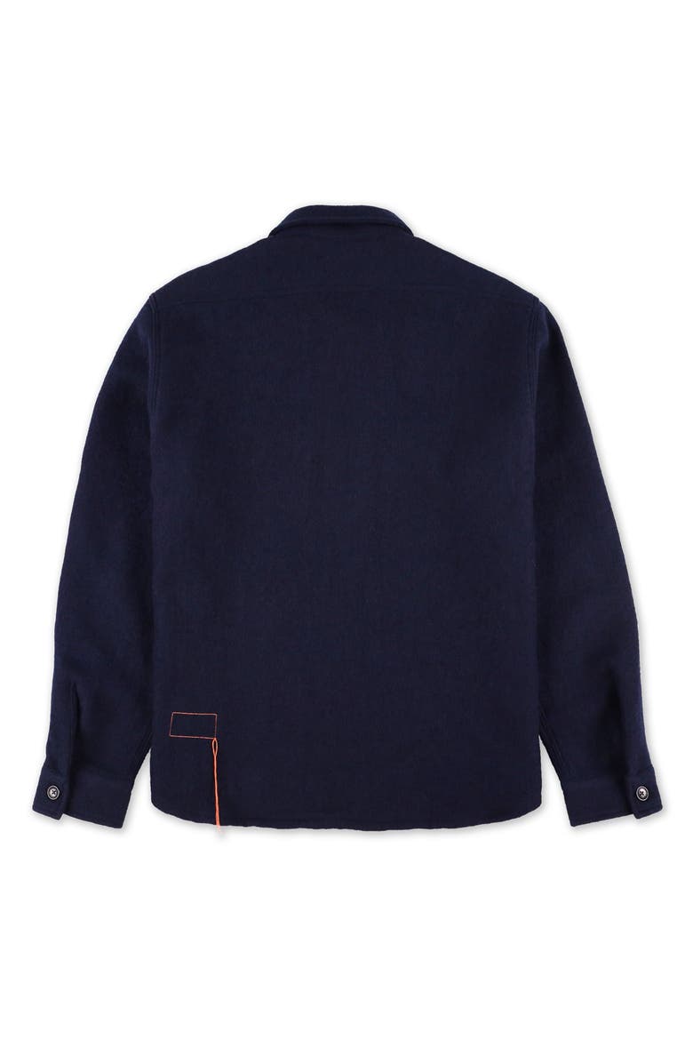 Kenny Wool Overshirt, Alternate, color, NAVY