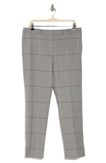 Hugo Boss Boss Orange Tachy Windowpane Tapered Leg Pants In Melange Windowpane
