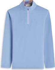 Bugatchi Solid Quarter Zip Pullover