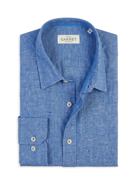 Men's Regular-fit Solid Dress Shirt