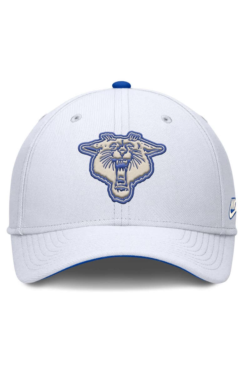 Nike Men's Nike White Kentucky Wildcats Legacy Rise Performance Flex Hat, Alternate, color, 