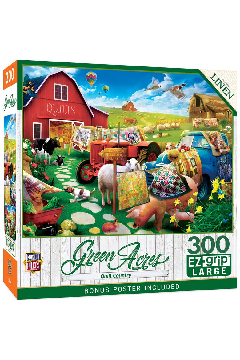 Quilt Country 300 Piece Jigsaw Puzzle, Main, color, Multicolor