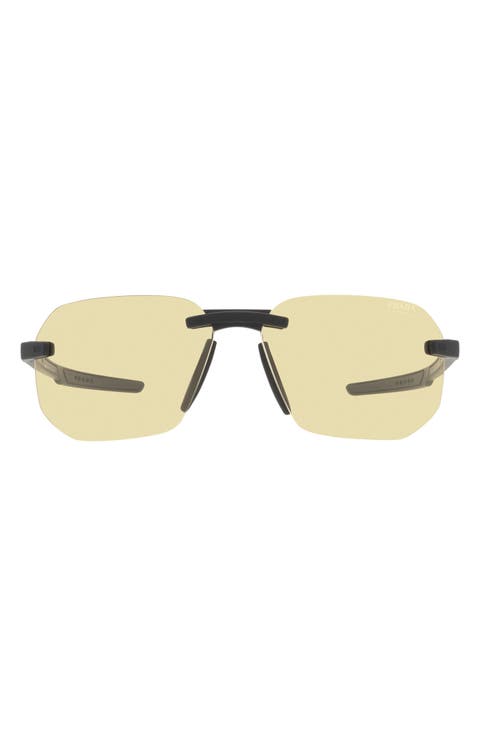 62mm Round Polarized Sunglasses