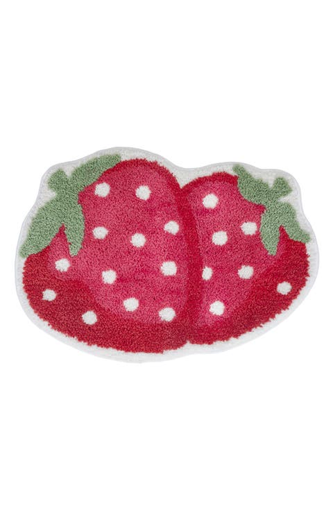 Strawberry Bath Mat