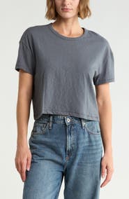 rag & bone Slub Cotton Boxy T-Shirt