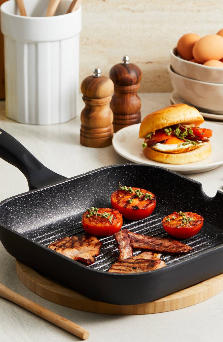 Cuisine::pro<sup>®</sup> GRANITE Grill Pan 11", Alternate, color, Black