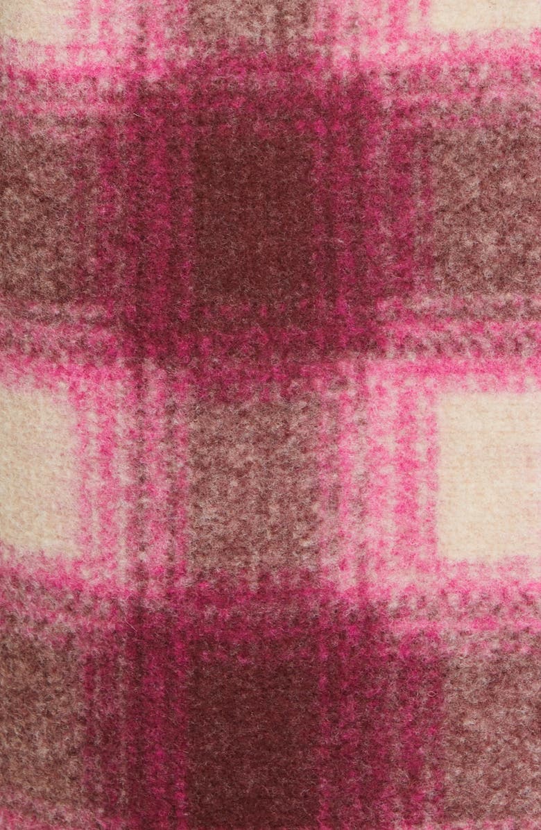 Isabel Marant Étoile Harveli Oversize Plaid Cotton Jacket, Alternate, color, 
