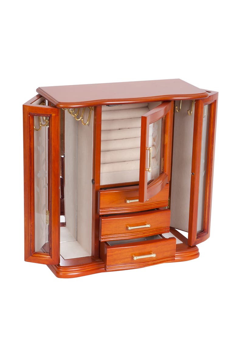 Mele & Co. Richmond Jewelry Box, Alternate, color, BROWN