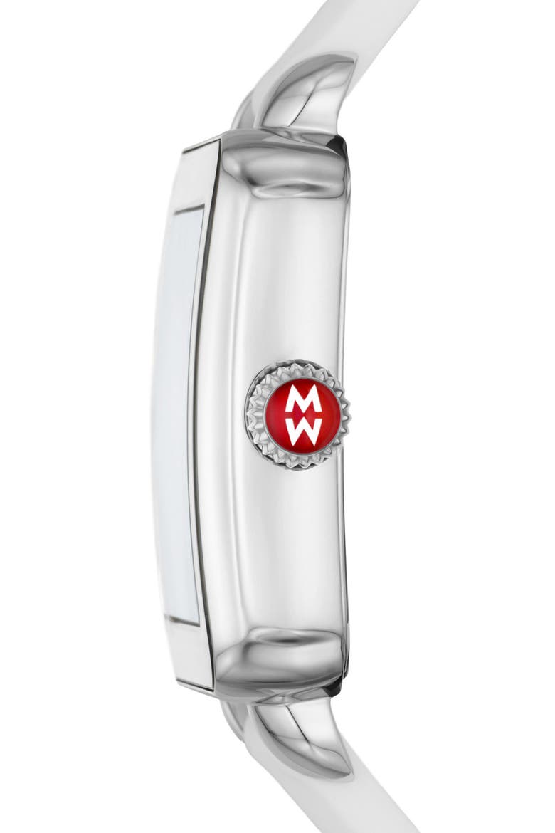 Deco Sport Watch Head & Silicone Strap, 18mm, Alternate, color, WHITE