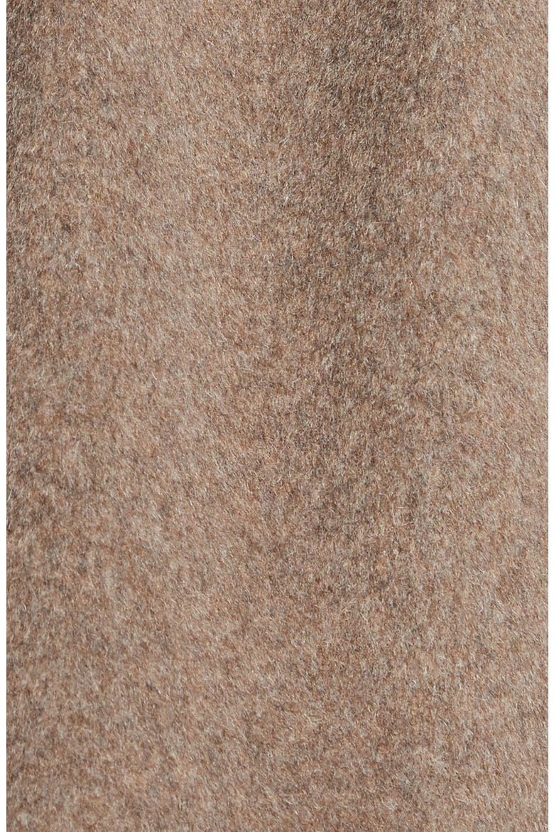 Quilted Collar Wool Blend Cape, Alternate, color, TAUPE