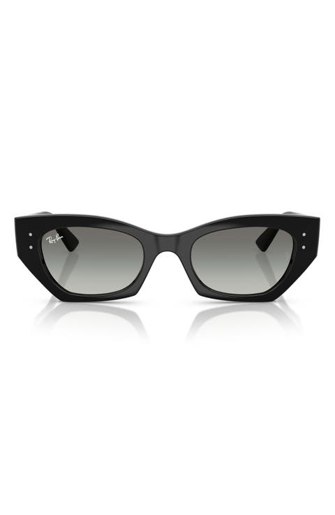 Zena 49mm Irregular Butterly Sunglasses