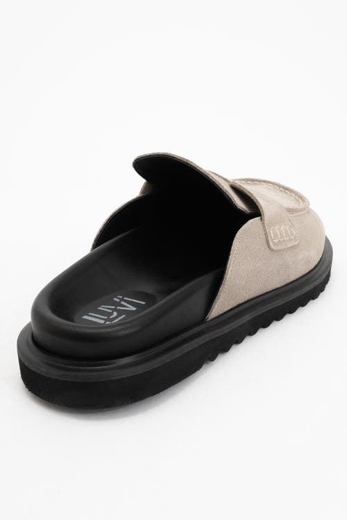 Forever & Always Shoes Laven Suede Leather Clogs In Beige Suede Leather