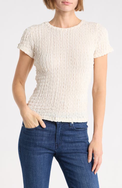 The Mesh Lace Baby Tee