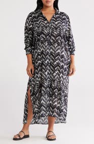 Universal Standard Nailah Longline Button-Up Tunic