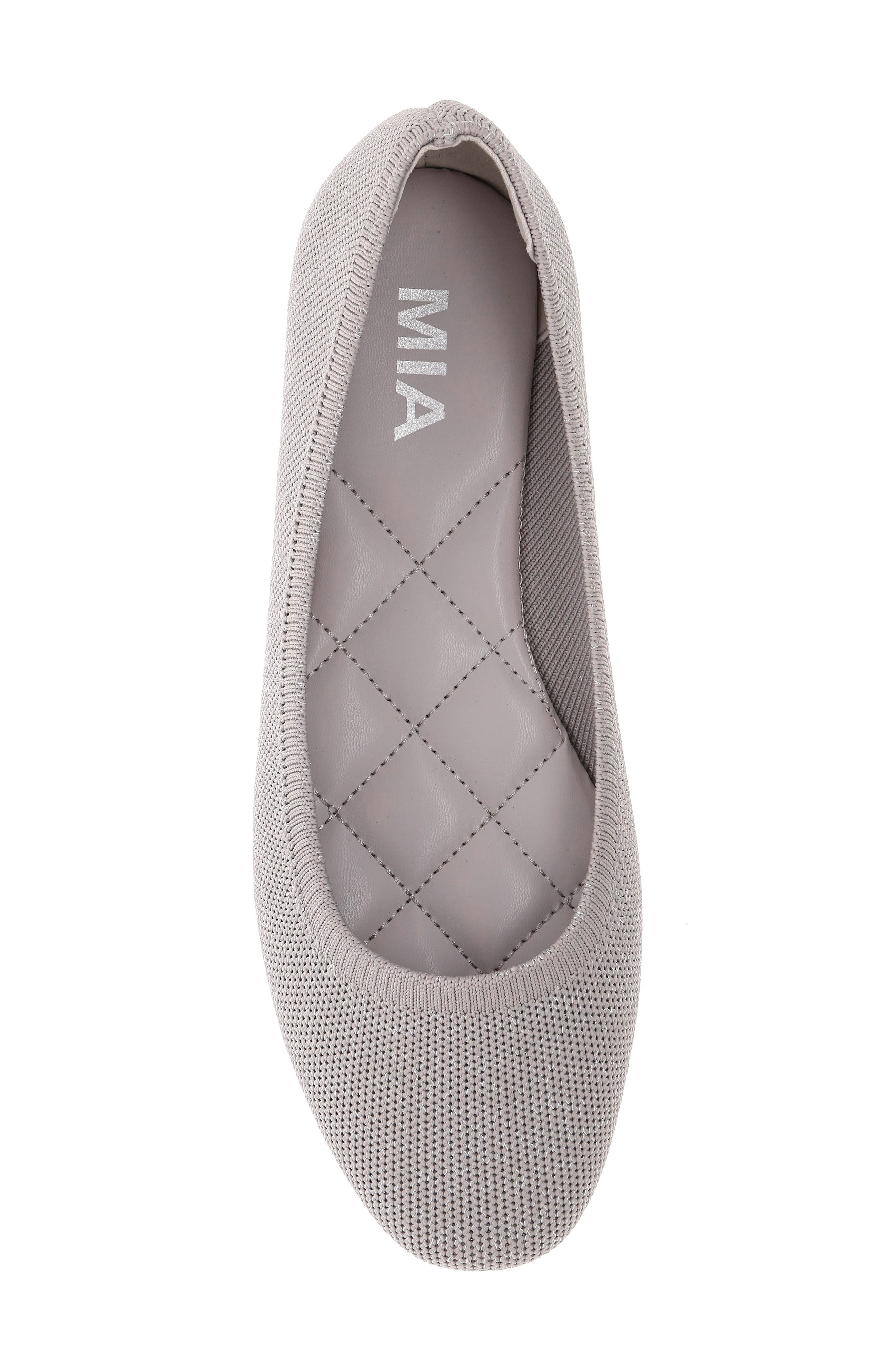 MIA Brendy Ballet Flat, Alternate, color, Silver Kni