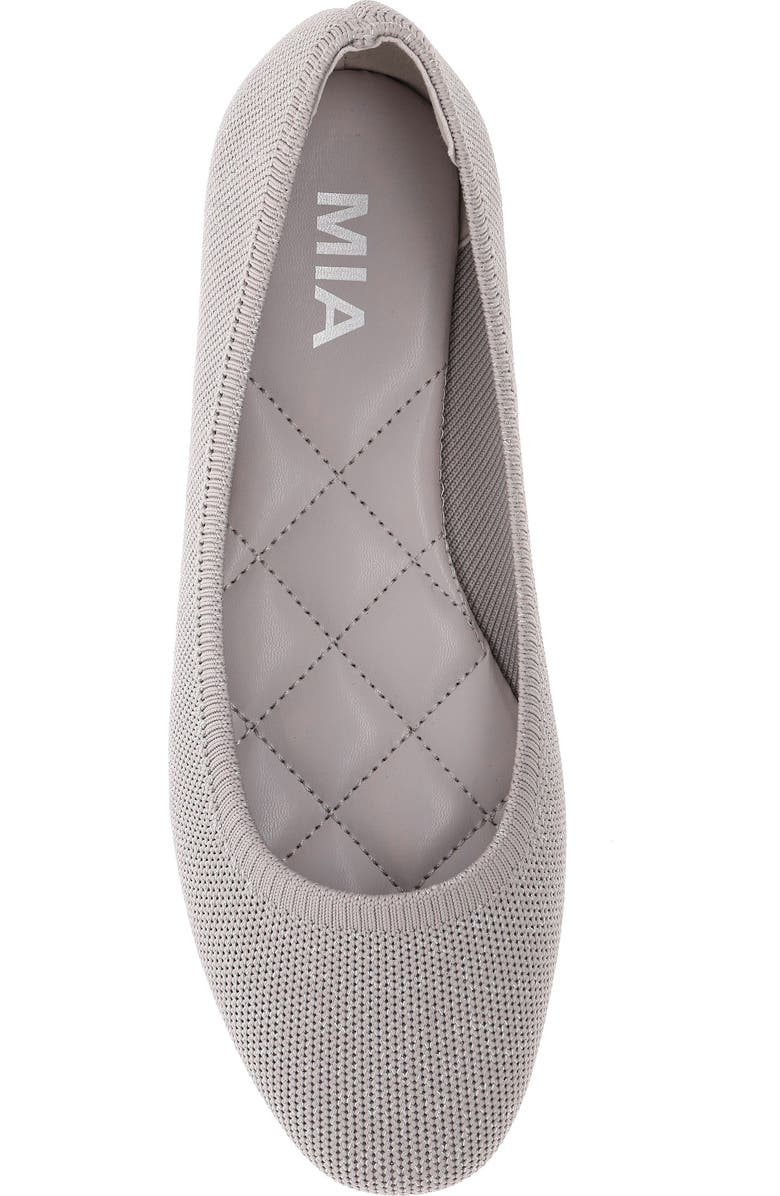 MIA Brendy Ballet Flat, Alternate, color, Silver Kni